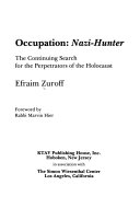 Occupation, Nazi-hunter